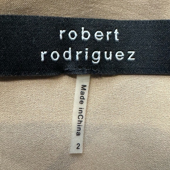 NWT Robert Rodriguez Strapless Cocktail Dress Black Nude Tulle Sequins Size 2 - Picture 10 of 11